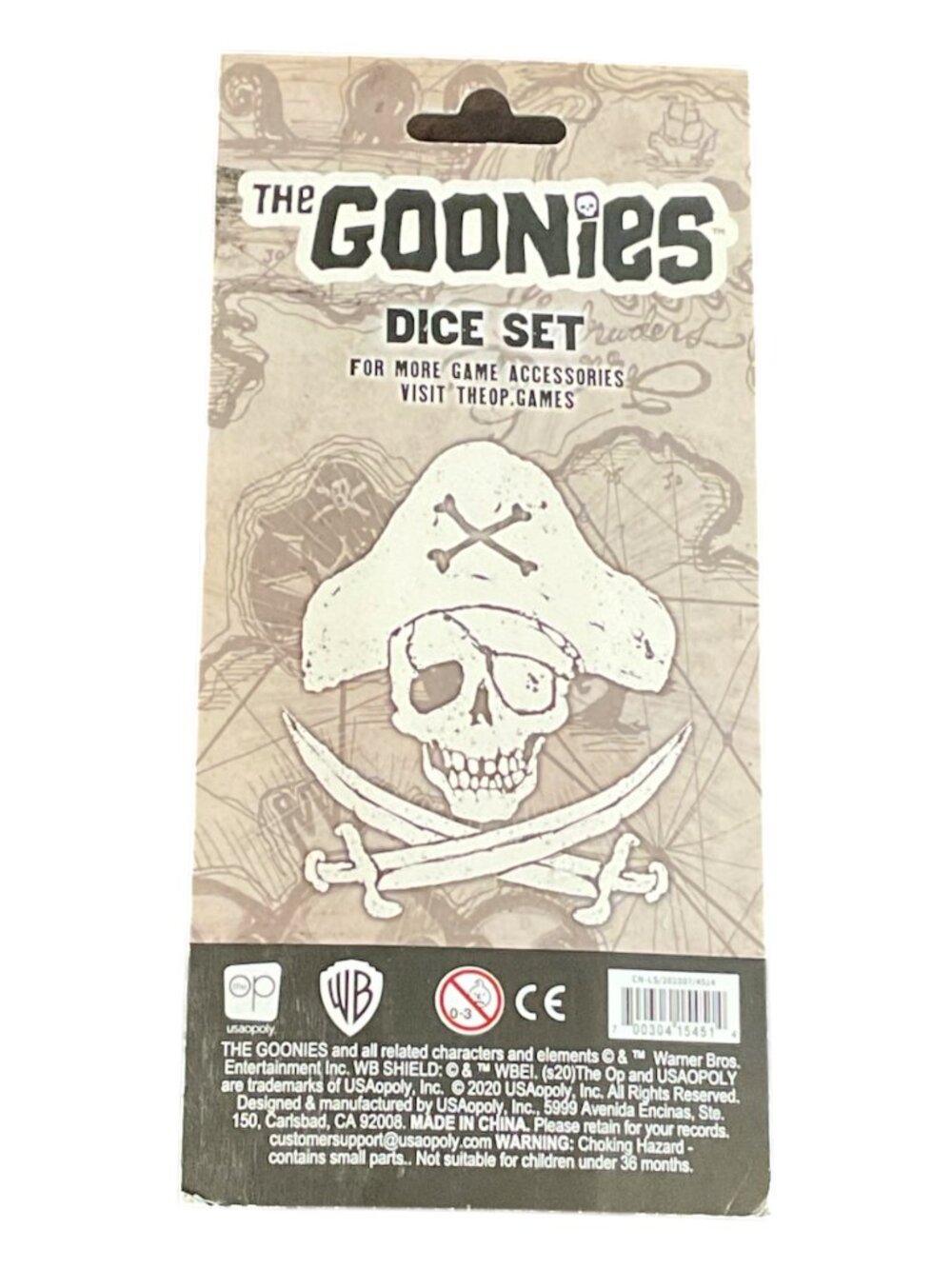 THE GOONIES 6 Dice Set Roman Numerals Collectible Game Night NEW in Package - Picture 2 of 5
